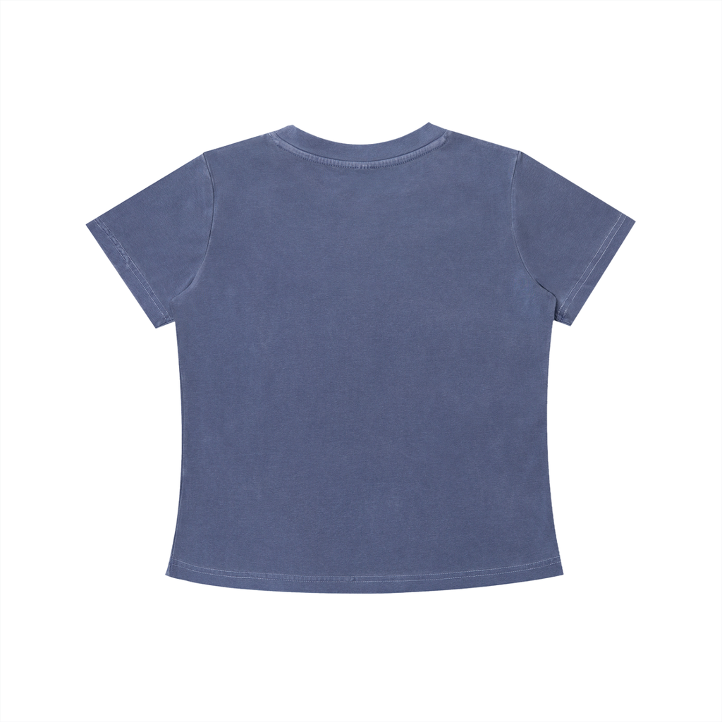 Women’s Vintage Washed Fitted Crew Tee