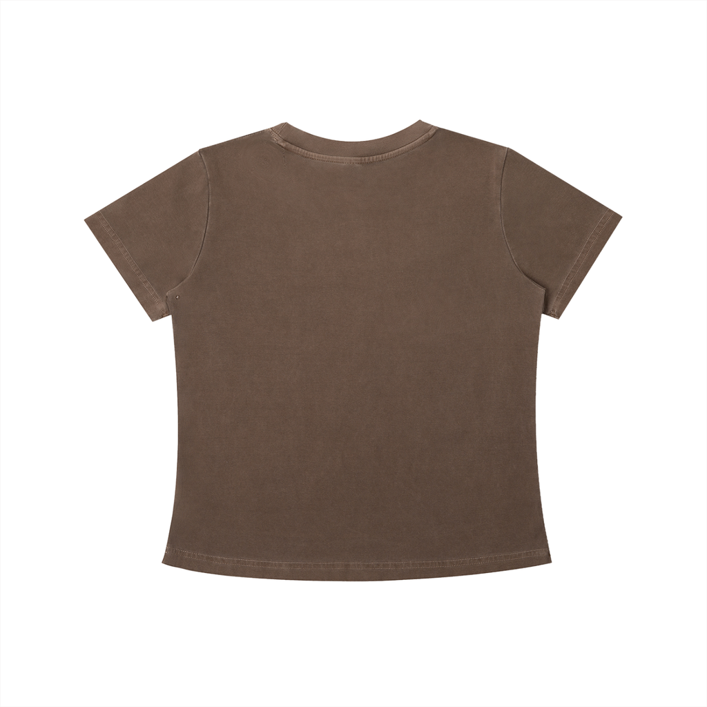 Women’s Vintage Washed Fitted Crew Tee