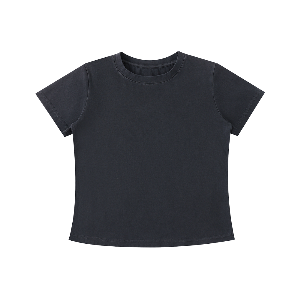 Women’s Vintage Washed Fitted Crew Tee