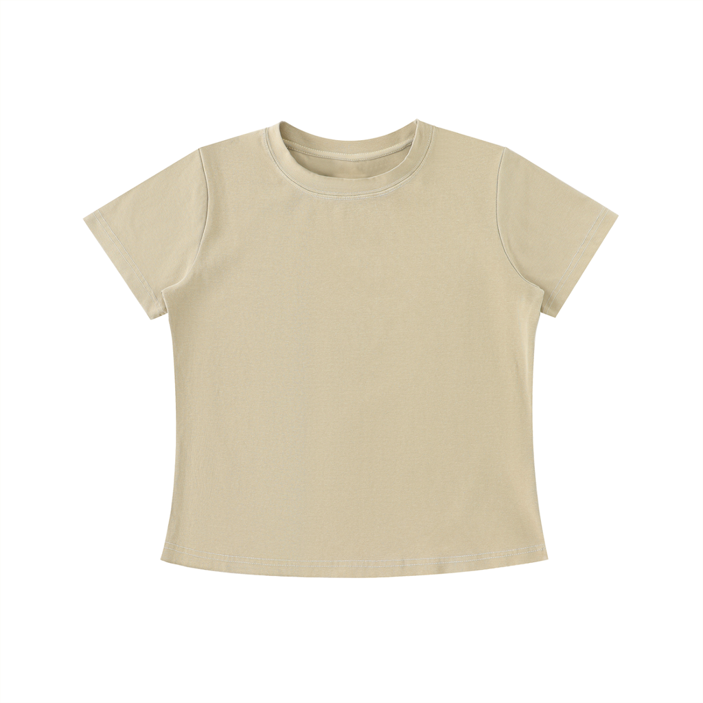Women’s Vintage Washed Fitted Crew Tee
