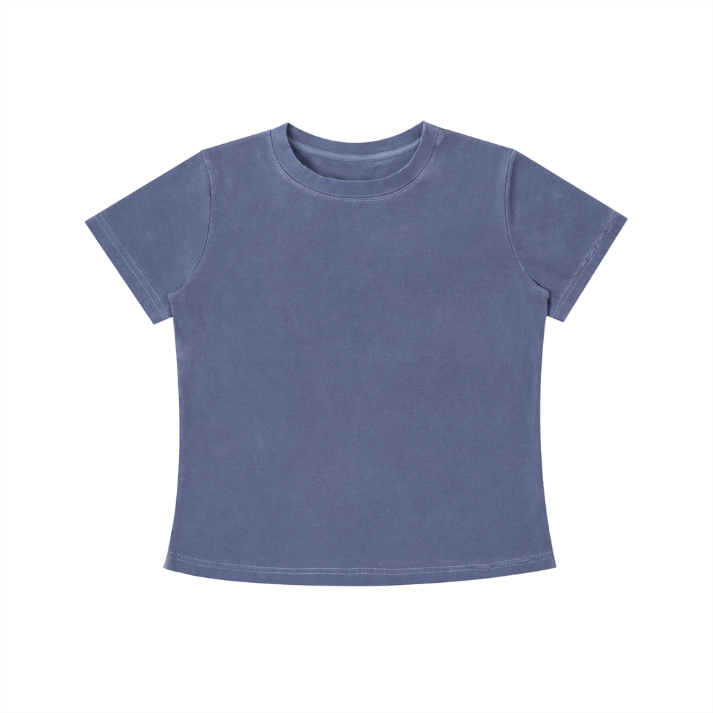 Women’s Vintage Washed Fitted Crew Tee