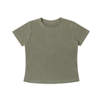Women’s Vintage Washed Fitted Crew Tee