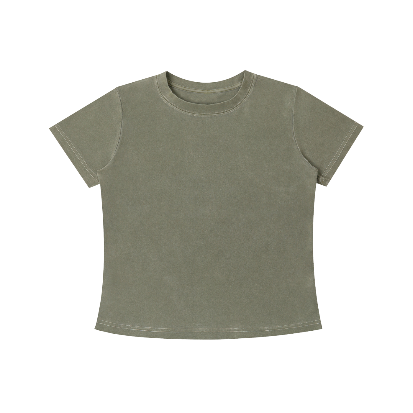 Women’s Vintage Washed Fitted Crew Tee