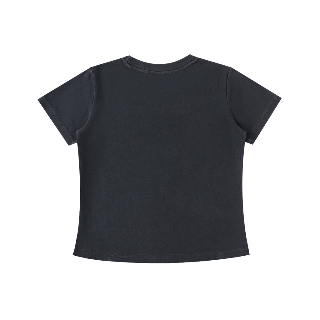 Women’s Vintage Washed Fitted Crew Tee