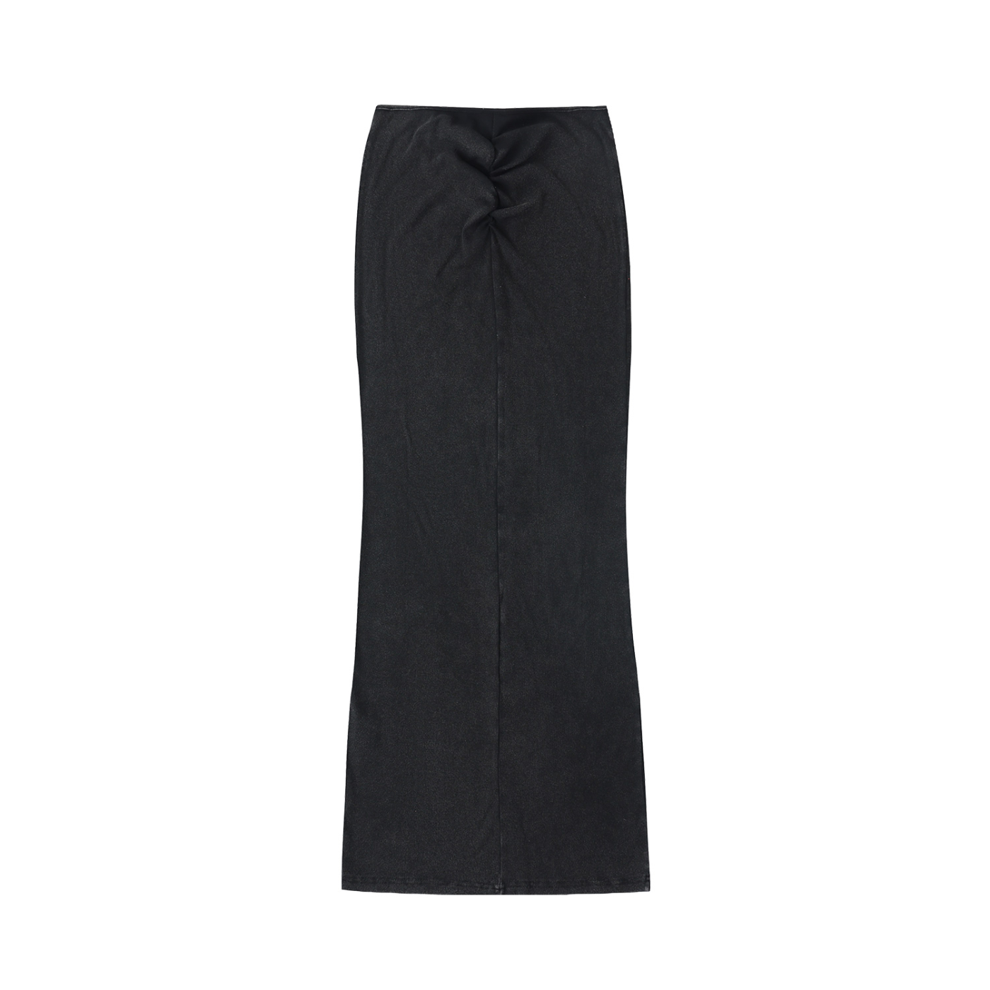 Vintage Washed Drawstring Maxi Skirt