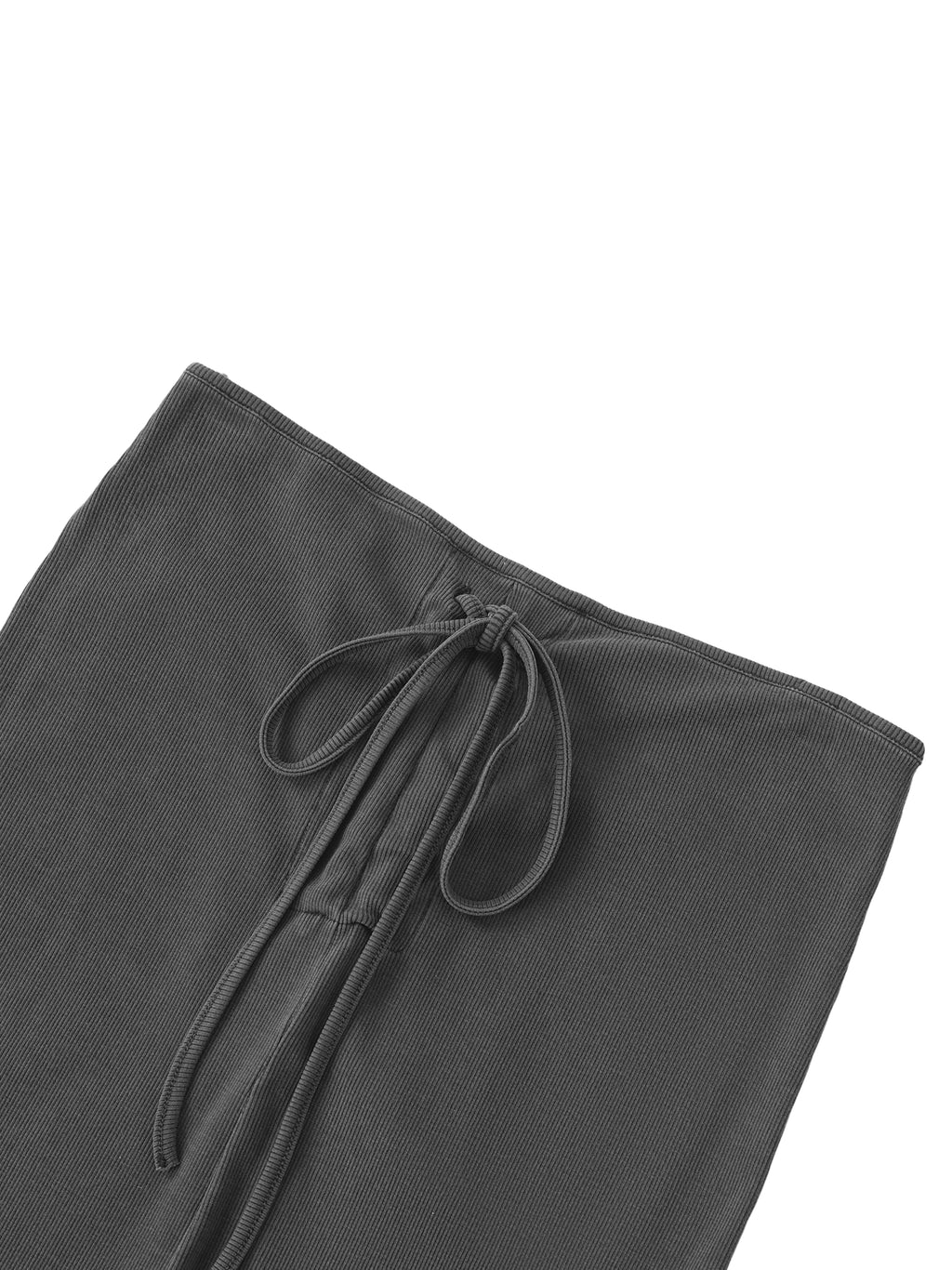Vintage Washed Drawstring Maxi Skirt